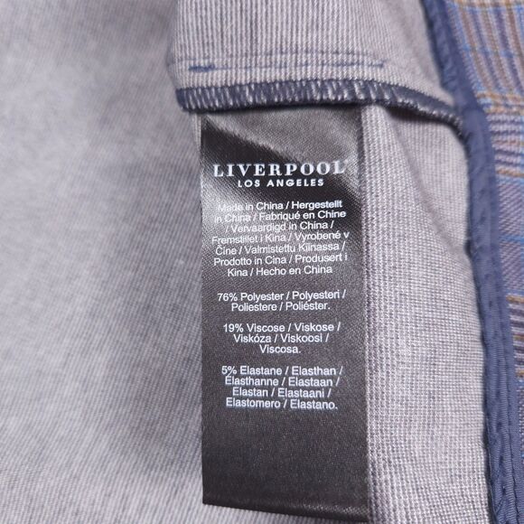 Liverpool Los Angeles Boyfriend Blazer Jacket Women Size 3X Plaid Relaxed - Picture 3 of 11